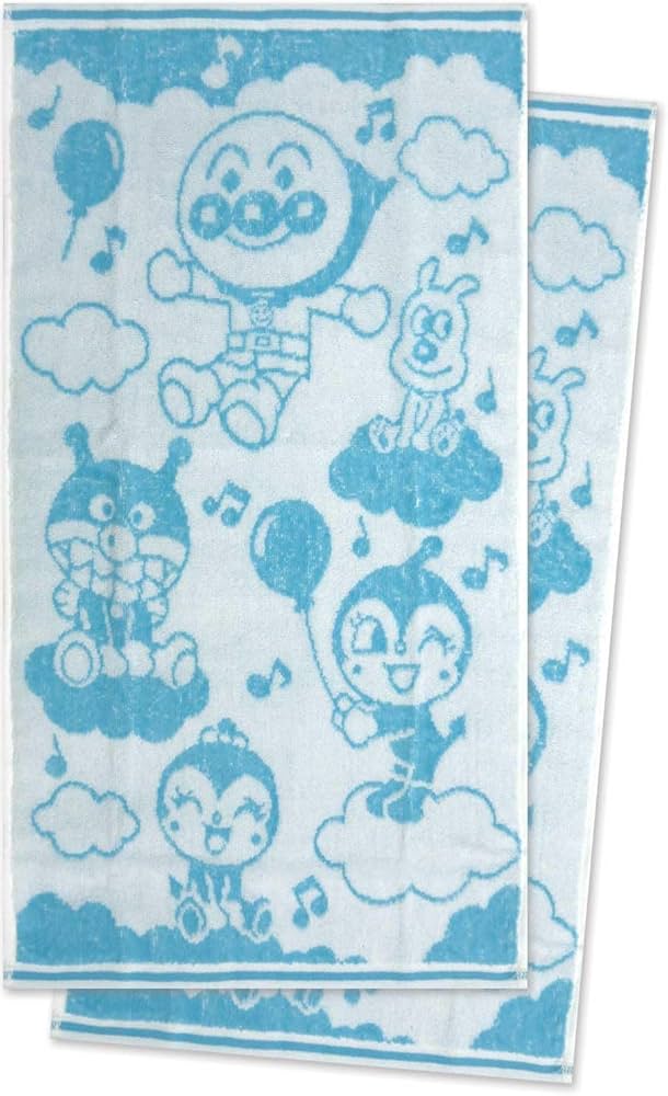 Amazon｜ナストー(NASTO) アンパンマン フェイスタオル 2枚セット 約